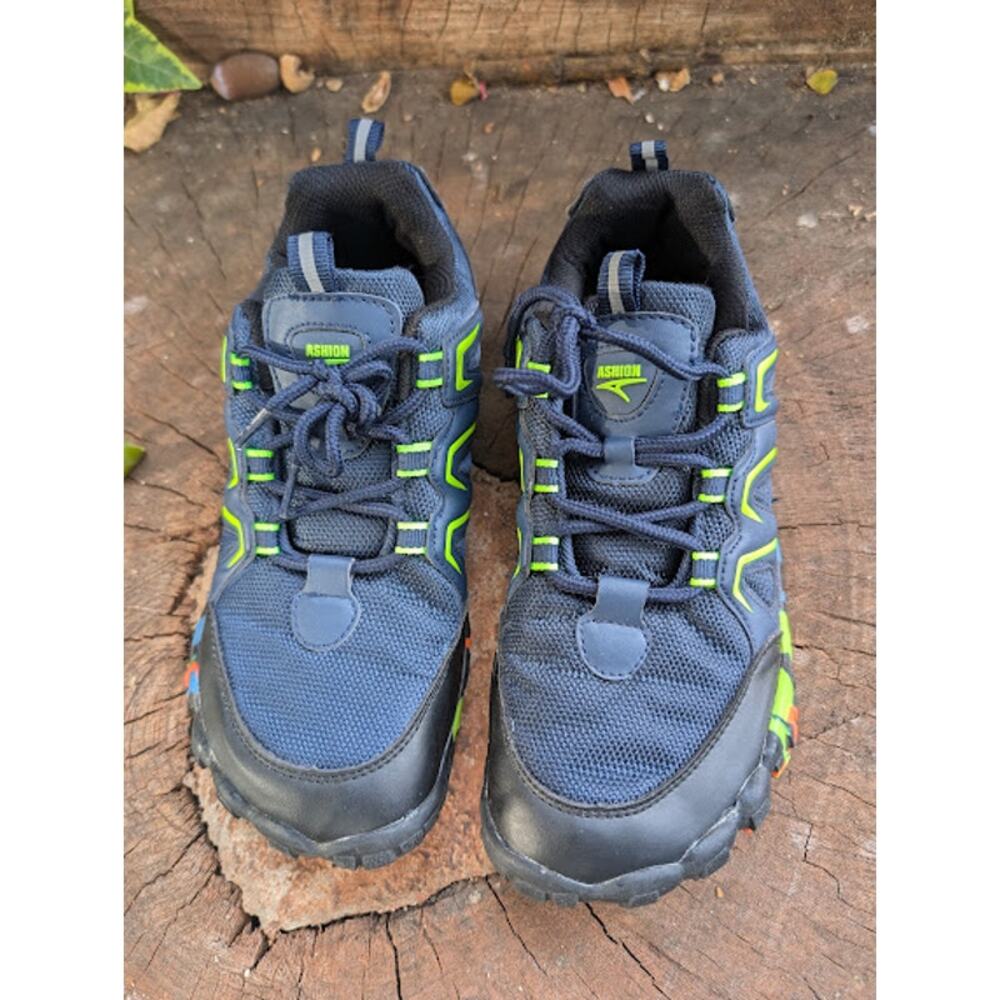 ASHION Boy Girl Hiking shoes for kids size 6 lightweight trekking walking shoes